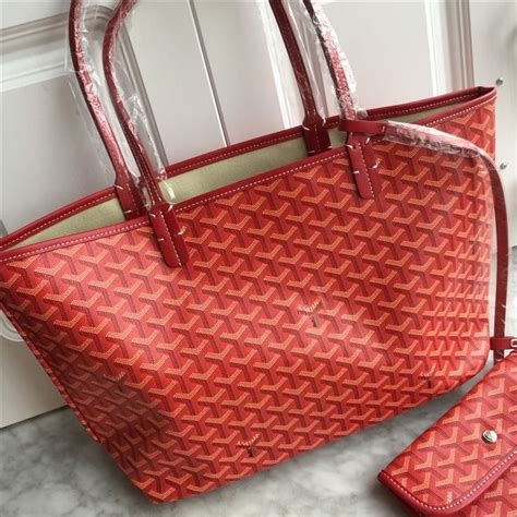 red goyard mini tote|goyard mini bag price.